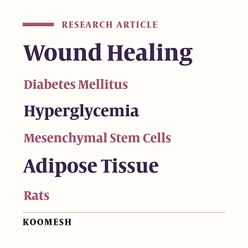 Skin wound healing following the spray of human abdominal adipose tissue-derived mesenchymal stem cells in diabetic male rat