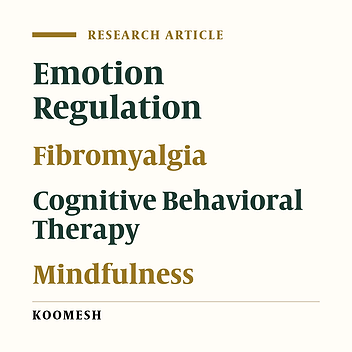 Effectiveness of mindfulness-based cognitive therapy and transcranial direct-current stimulation on worry and emotion regulation in fibromyalgia patients