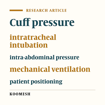 Effect of body position and head of bed angle on intra-abdominal and endotracheal tube cuff pressure in mechanically ventilated patients