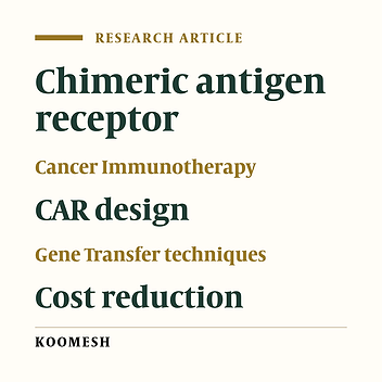 Design and development of CAR-T cells for cancer therapy