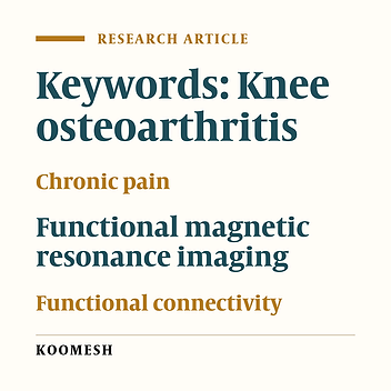 Investigating the functional communication network in patients with knee osteoarthritis using graph-based statistical models