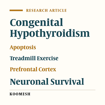 Treadmill exercise improves neuronal survival by inhibiting apoptosis in the prefrontal cortex of congenital hypothyroid rats
