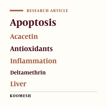 Antioxidant, anti-apoptotic and anti-inflammatory effects of acacetin against deltamethrin-induced hepatotoxicity in mice: a biochemical and histopathological study