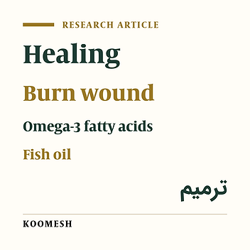 The effect of local fish oil on the repair of burn wound in rats