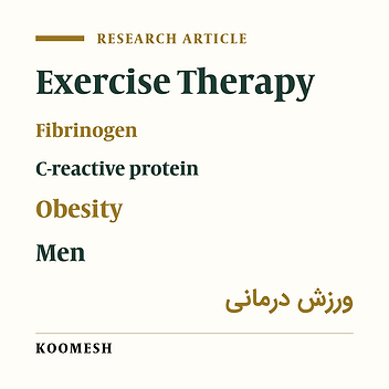 Effects of number of aerobic training sessions on some systemic inflammatory indices in obese male students