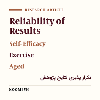 Psychometric properties of Persian version the self-efficacy for exercise scale for older adults