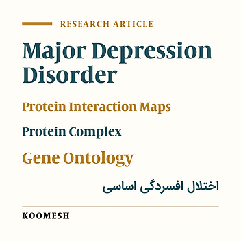 Protein-protein interaction network analysis of major depression disorder via proteomic approach from cerebrospinal fluid sample