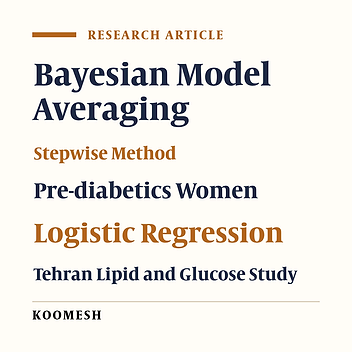 Factors associated with incidence of type II diabetes in pre-diabetic women using Bayesian Model Averaging
