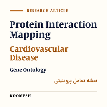 Investigation of protein network of proteins in cardiovascular disease