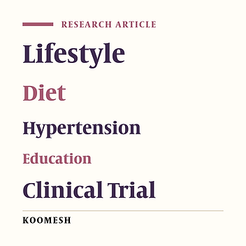 Effect of life style modification on adherence to diet and hypertension in hypertensive patients