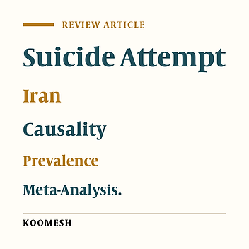 Causes and attempts methods of suicide in the Iranian pepole  during 2001-2014: A Systematic Review and Meta-analysis study