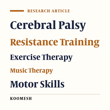 Effects 12 weeks group progressive resistance exercise with musical background on gross motor function and participation in activity sports in children with cerebral palsy of spastic