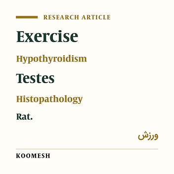 Effects of voluntary exercise on testicular histopathological changes in the offspring of hypothyroid rats