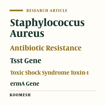 Resistance pattern to macrolides and tetracyclines and detection of ermA, ermB, emrC and mphc genes in clinical isolates of Staphylococcus aureus producing toxic shock syndrome toxin-1
