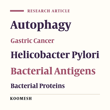 Role of autophagy associated with Helicobacter pylori CagA and VacA toxins in gastric cancer