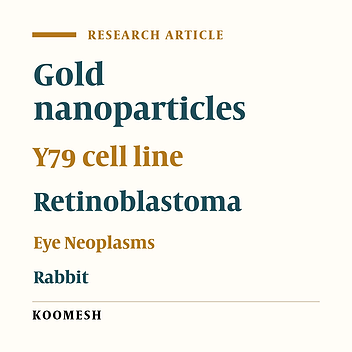 Cytotoxicity effect of gold nanoparticles against a rabbit model of retinoblastoma