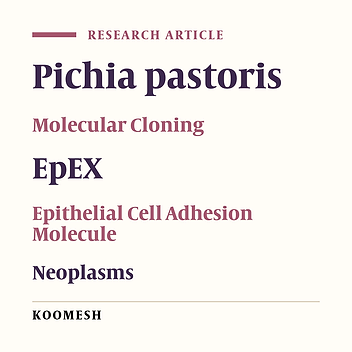 Construction of recombinant yeast expressing EpEX as a suitable candidate in cancer diagnosis and therapy