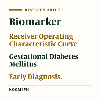 Application of adjusted-receiver operating characteristic curve analysis in combination of biomarkers for early detection of gestational diabetes mellitus