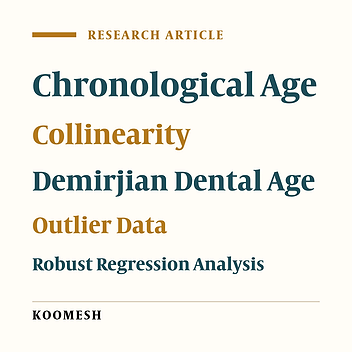 Prediction of chronological age based on Demirjian dental age using robust ridge regression method