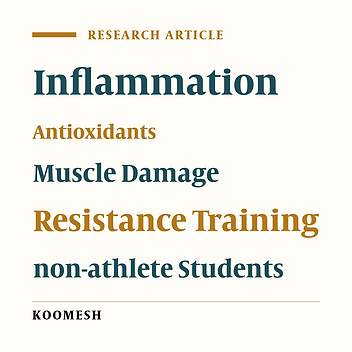 Effects of maximal and sub-maximal resistance exercise on muscle damage, inflammation, intrinsic antioxidant in non-athlete men