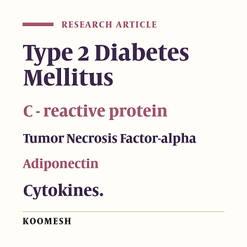 Inflammatory Cytokines and type 2 diabetes