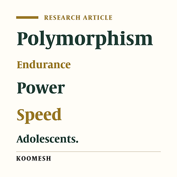 Association between PGC-1α gene variations and physical performance in non-athletic boys
