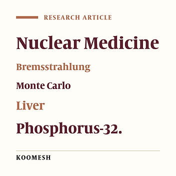 Bremsstrahlung imaging from the liver using the Monte Carlo simulation