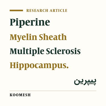 Piperine pre-treatment has immunomodulatory effects in hippocampal local model of demyelination