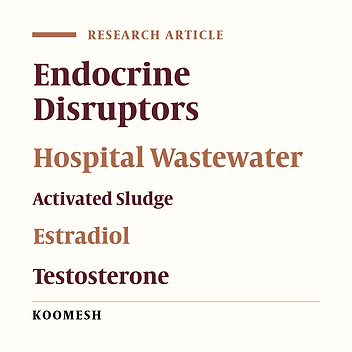 Occurrence and fate of emerging pollutants of 17beta-estradiol and testosterone in hospital wastewater and effluent: The effect of activated sludge and chlorination processes