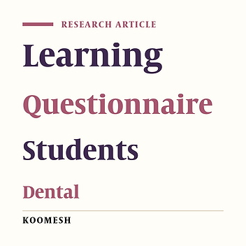 Identification of Preferred Learning Styles of Semnan Dental Students by Using the Visual-Aural-Read/ Write-Kinaesthetic Questionnaire