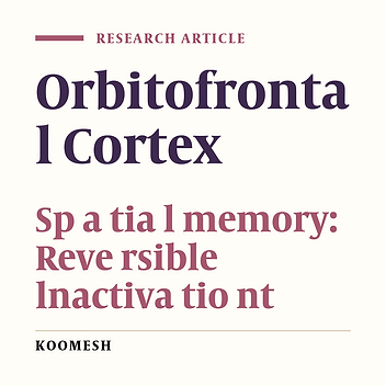 Effects of reversible inactivation of the orbitofrontal cortex on acquisition and consolidation of spatial memory in place avoidance learning task in rat