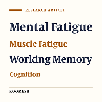 Comparing the Effect of Physical, Mental, and Combined Fatigue on Cognitive Abilities and Working Memory Performance