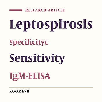 Evaluation an in–house IgM-ELISA for the diagnosis of human leptospirosis
