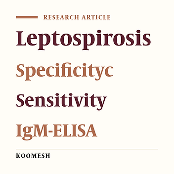 Evaluation an in–house IgM-ELISA for the diagnosis of human leptospirosis