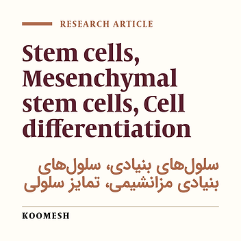 Comparison of the differentiation potential of human mesenchymal stem cells and several animal species