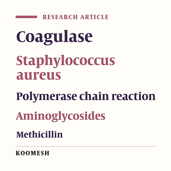 Prevalence of genes encoding aminoglycoside resistant in methicillin-sensitive Staphylococcus aurous and coagulase-negative staphylococci isolated from hospital infectious