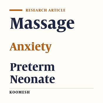 Effects of one period of tactile kinetic stimulations of preterm neonates on state anxiety of their mothers