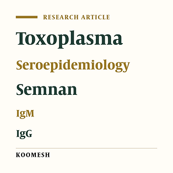 Seroepidemiological study of toxoplasmosis in females for pre-marriage evaluation