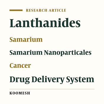 Biological properties, therapeutic and diagnostic applications of Samarium and Samarium nanoparticles