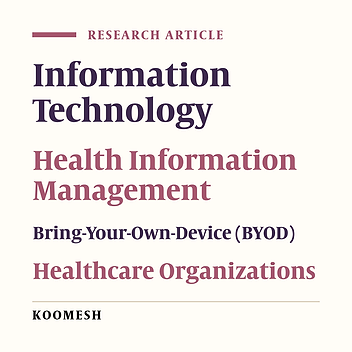 Bring your device in the hospital: a qualitative study