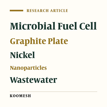 Improvement of the Performance of Microbial Fuel Cells by Using a Graphite Plate Electrode Modified with Nickel for the Removal of Organic Matter from Wastewater and Simultaneous Bioelectricity Generation