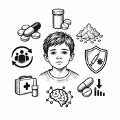 Epidemiological and Clinical Characteristics of Methadone Poisoning in Hospitalized Children: A Retrospective Descriptive-Analytical Study (AI-generated illustration)