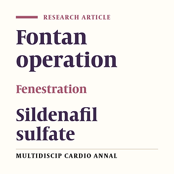 Fontan operation, new results and modifications