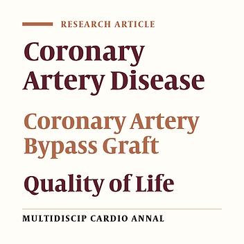 Cover image of the article: Does Coronary Artery Bypass Graft Surgery Improve Whole Aspects of Quality of Life