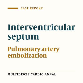 Cover image of the article: Hydatid cyst of interventricular septum with pulmonary artery embolization: Case report and review of literature