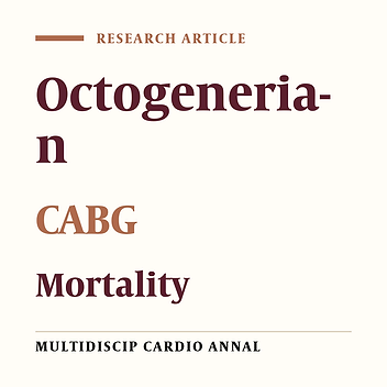 Postoperative mortality and morbidity of octogenarians undergoing coronary artery bypass graft surgery