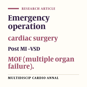 Surgical Outcomes of Emergency Cardiac Operations