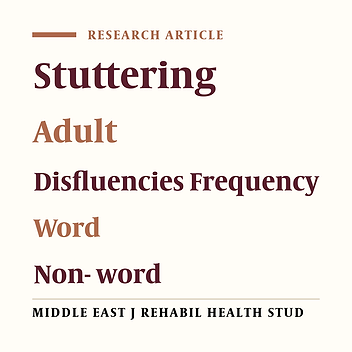 The Effect of Syllable Structure on the Frequency of Disfluencies in Adults With Stuttering
