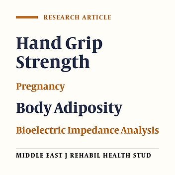 Hand Grip Strength in Pregnant and Non-Pregnant Females