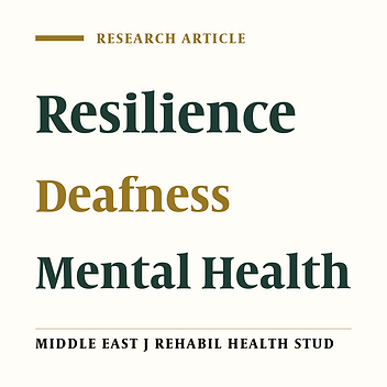Does Deafness Affect Resilience?